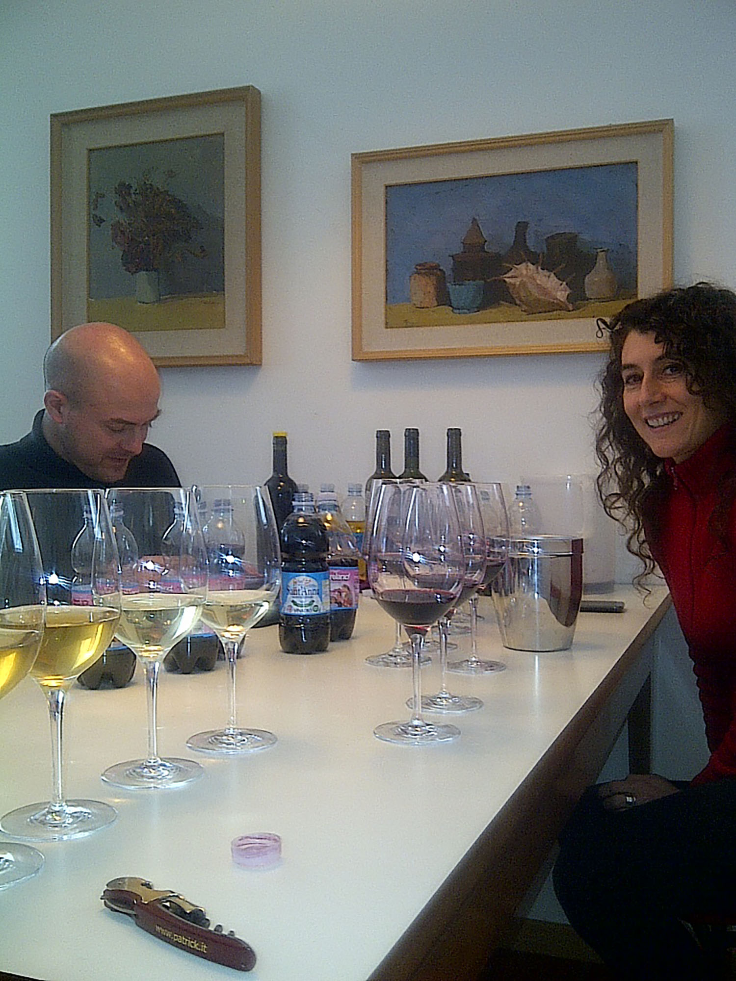 Assaggi e tagli con il nostro enologo Emiliano Falsini